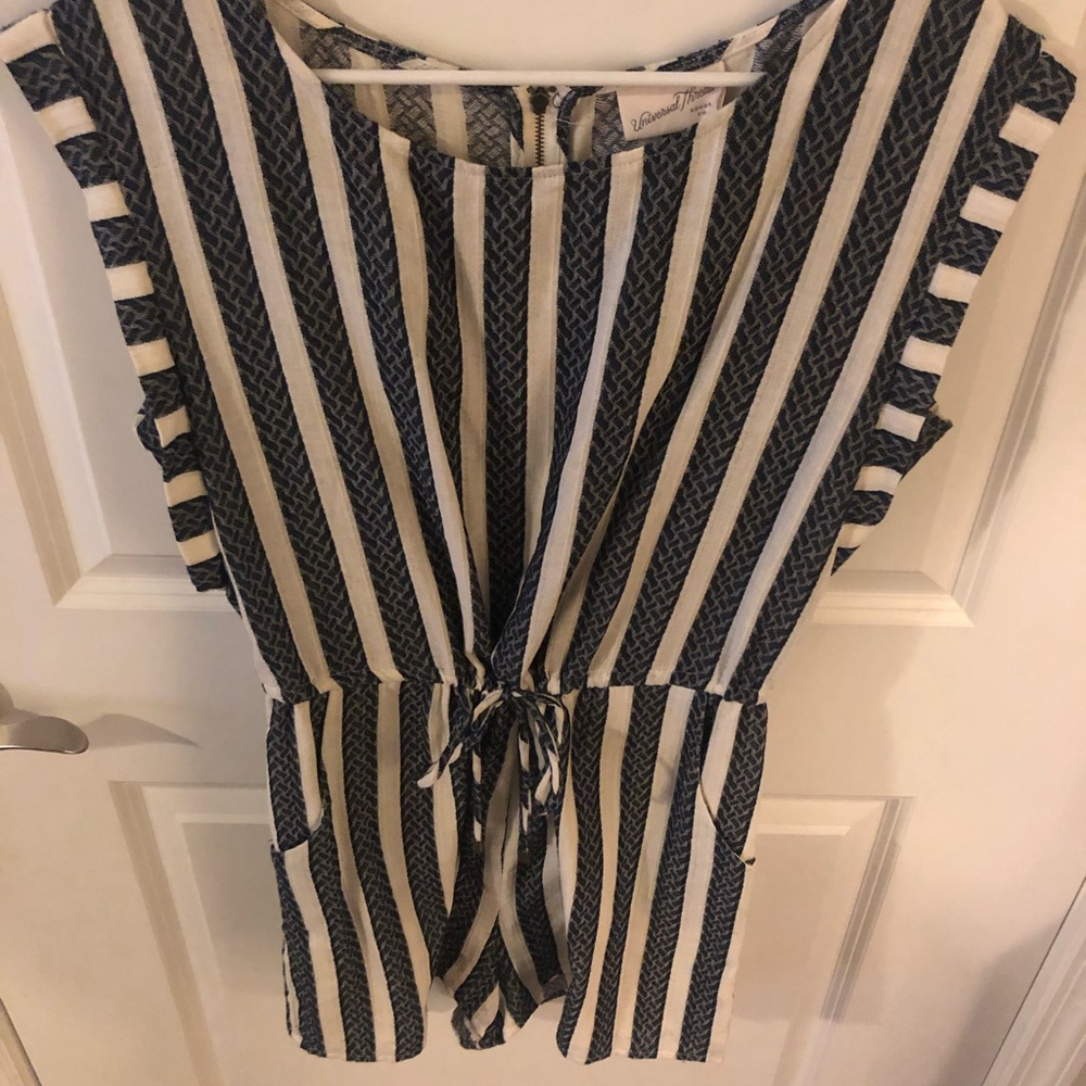 Striped romper